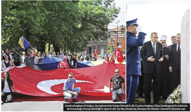 Erdoğan Bosna'da net konuştu: 'Mısır'ın lideri Mursi'